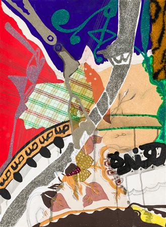 FATHI HASSAN (1957)Magic Nubia, 2009Tecnica mista e applicazioni su tavolacm...