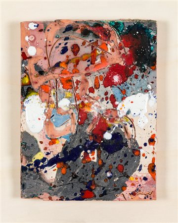 GIORGIO MOISO (1942)Senza Titolo, 2010Ceramica smaltata applicata su tavolacm...