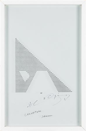 HENRI CHOPIN (1922-2008)Senza TitoloDattilopoema su acetatocm 54x34Firma al...