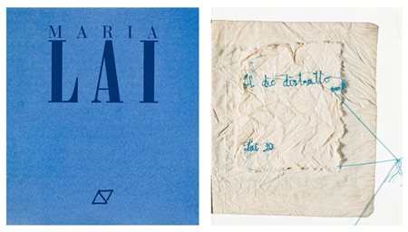 MARIA LAI (1919-2013)Il Dio distratto, 1994Libro d'artecm 33x28NoteLibro...