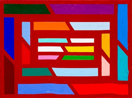 PIERO DORAZIO (1927-2005)Vaj XI, 1998Olio su telacm 15x20Firma, titolo e...