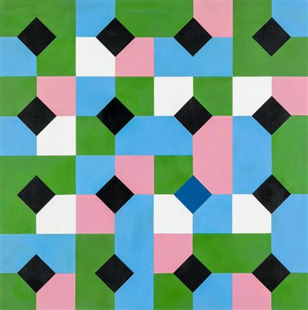 BRUNO MUNARI (1907-1998)Senza Titolo (Colori della Curva di Peano),...