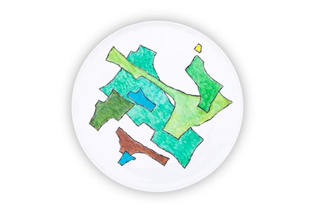 LUIGI VERONESI (1908-1998)Senza Titolo, 1965Piatto in ceramica...