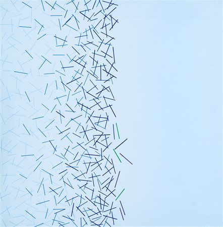 BEPPE BONETTI (1951)Racconto del nord, 1986Acrilici su telacm 50x50Firma,...