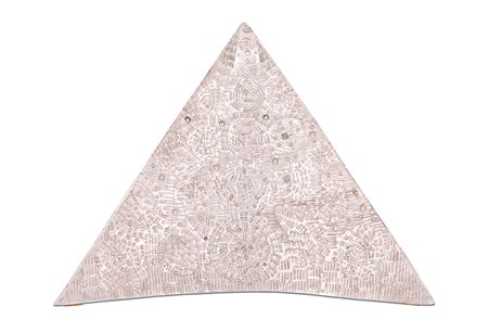 LINO TINÉ (1932)Senza Titolo, 1973Scultura in alluminiocm 35,5x48x20Firma e...