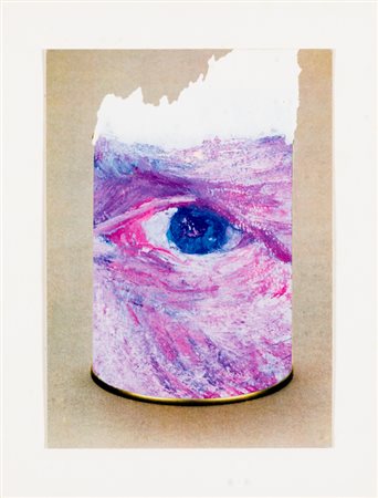 JIRI KOLAR (1914-2002)Senza Titolo, 1989Collage su cartoncino applicato su...