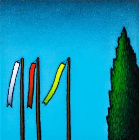 TINO STEFANONI (1937-2017)Senza Titolo B30, 1991Acrilici su telacm 35x35Firma...