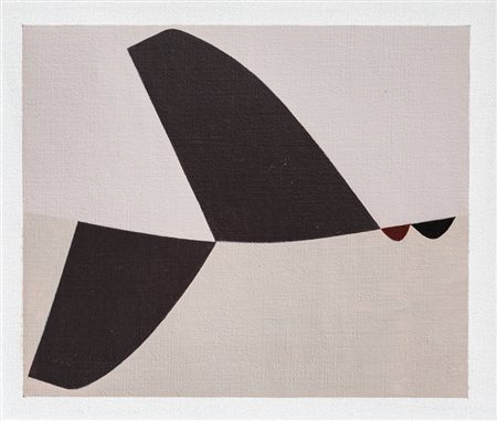 ARTURO BONFANTI (1905-1978)MI.251, 1971Olio su telacm 20,5x23,4Firma, titolo...