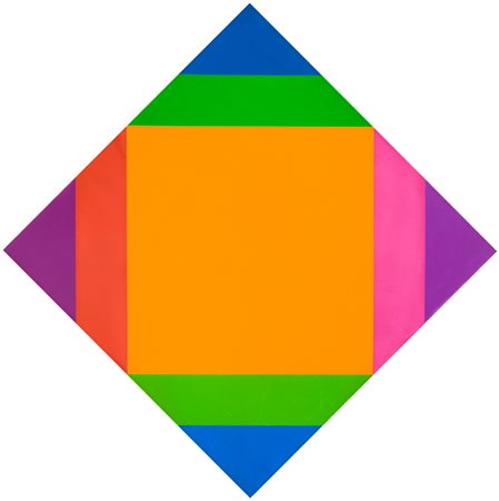 MAX BILL (1908-1994)Zerstrahlung Von Orange, 1972-1973Olio su telaLati cm...