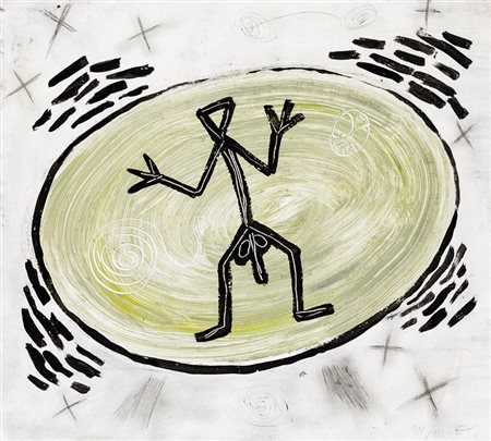 A.R. PENCK (1939-2017)Senza Titolo, 1994Tecnica mista su cartonecm...