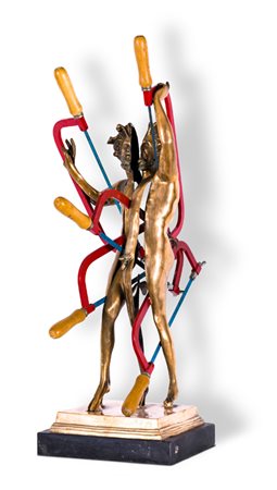 FERNANDEZ ARMAN (1928-2005)Autodestruction, 1995-1996Fusione in bronzo e...