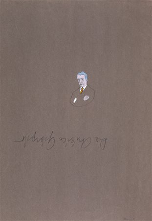 GIANFRANCO NOTARGIACOMO (1945)De Chirico Giorgio, 1976Tecnica mista su...