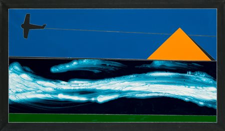 FRANCO ANGELI (1935-1988)Mediterraneo, 1984-1986Tecnica mista su telacm...