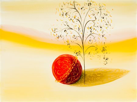 ANTONIO MASTRONUNZIO (1956)Senza Titolo, 1991Olio su telacm 60x80x2,5Firma e...