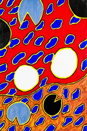 LEONARDO SANTOLI (1959)Il suono del ragno, 1988Olio su telacm 120x80Firma,...