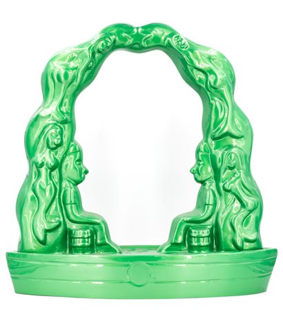 PLUMCAKE (1983)Verde visione, 2014Scultura in vetroresinaCm 60x60x26Firma del...