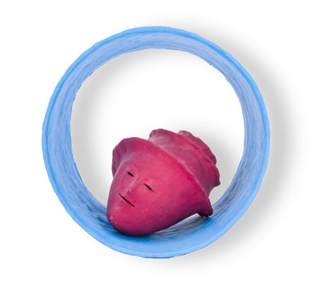 MIZOKAMI KAZUMASA (1958)Senza Titolo, 2009Scultura in ceramica dipintacm...