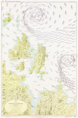 RICCARDO GUSMAROLI (1963)Arcipelago di La Maddalena, 2013Barche di carta su...