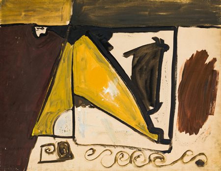 FRANCES DEGASPARISenza Titolo, 1961Olio su telacm 70x90Firma e datazione al...