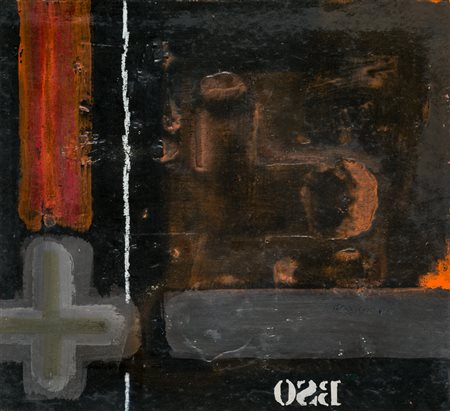 VALERIANO TRUBBIANI (1937)Senza Titolo, 1960Tecnica mista su cartone...