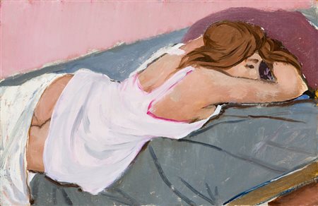 BERNARDINO PALAZZI (1907-1987)Senza TitoloOlio su tavolacm 22,5x34Opera senza...