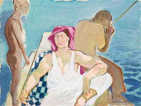 BERNARDINO PALAZZI (1907-1987)Senza TitoloOlio su tavolacm 47x62,3Opera senza...