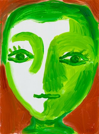 VIRGILIO GUIDI (1891-1984)Senza TitoloOlio su telacm 40x30Firma al...