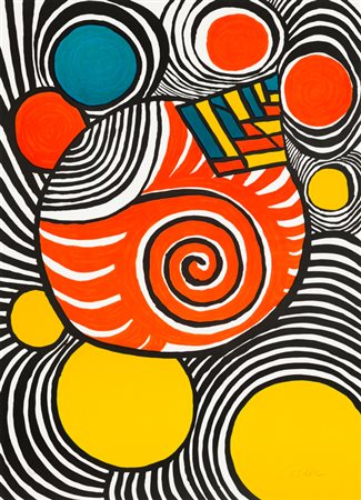 ALEXANDER CALDER (1898-1976)Clown, 1976Litografiacm 71,5x52Firma e...
