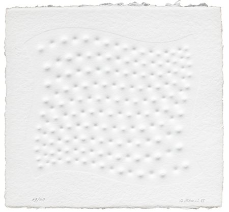 ENRICO CASTELLANI (1930-1917)Superficie II, 1995Rilievo eseguito con...