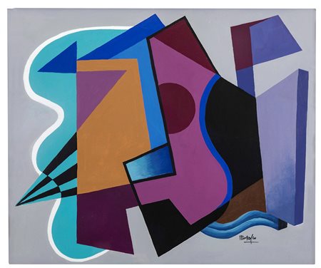 Antonio Marasco (1896-1975) Senza titolo olio su tela, cm 50x60 firmato in...