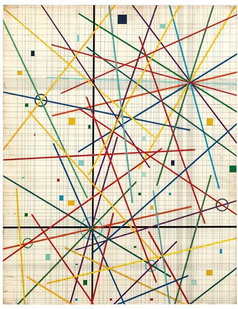 Andrea Bisanzio (1918-1994) Senza titolo smalto su tavola, cm 80x63 firmato...