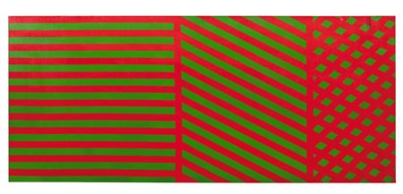 Rocco Borella (1920-1994) Senza titolo, anni ‘70 acrilico su tela, cm 60x140...