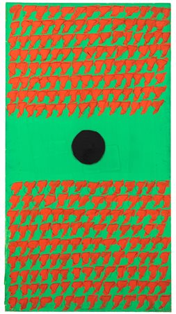 Paolo Patelli (1934) Agon, 1964 acrilico su tela, cm 100x70 firmato,...