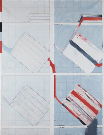 Rodolfo Aricò (1930-2002) Per una didattica, 1964 olio su tela, cm 180x145...