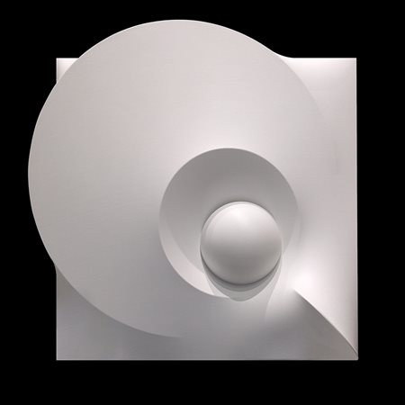 Hector Rigel (1957) Superficie bianca n. 44, 2016 vernice acro-vinilica su...