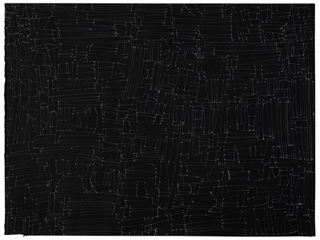 Piero Dorazio (1927-2005) Senza titolo, 1957 inchiostro su carta, cm 69x51,7...
