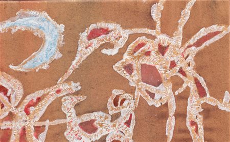 Mark Tobey (1890-1976) Senza titolo, 1971 tempera su carta, cm 16x25,5...