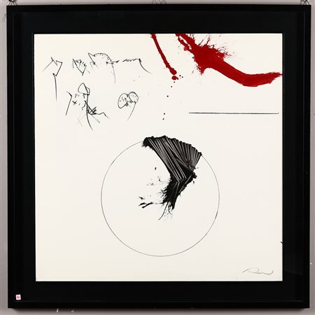 Emilio Scanavino (1922-1986) Senza titolo, 1979 matita grassa e acrilico su...