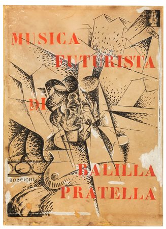 Umberto Boccioni (1882-1916) Copertina per musica futurista di Balilla...