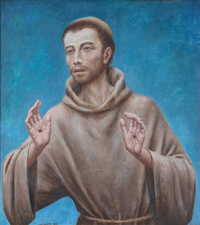 Ubaldo Oppi (1889-1942) Alba sulla Verna (S. Francesco dopo le stimmate),...