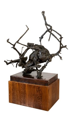 Luciano Minguzzi (1911-2004) Cane fra le canne n. 2, 1964 bronzo, cm...