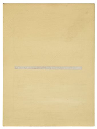 Ulrich Erben (1940) Senza titolo, 1969 olio su tela, cm 39,5x30 firmato e...