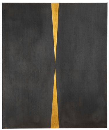 Arturo Vermi (1928-1988) Clessidra, 1972 olio su tela, cm 120x100 firmato,...