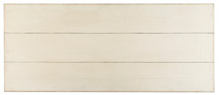 Ulrich Erben (1940) Senza titolo, 1974 olio su tela, cm 50x120 firmato e...