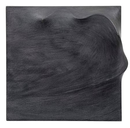 Agostino Bonalumi (1935-2013) Grigio, 1991 tela estroflessa e acrilico, cm...