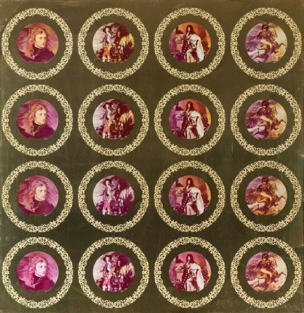 Mimmo Rotella (1918-2006) I classici storici, 1975 Artypo su alluminio, cm...