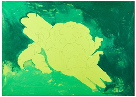 Mario Schifano (1934-1998) Influenza estiva di Francesco R., 1970 smalto su...