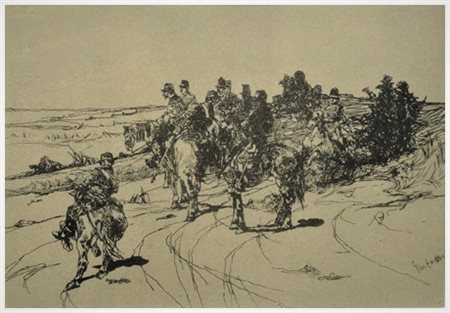 GIOVANNI FATTORI Livorno 1825 – Firenze 1908 In perlustrazione 1884...