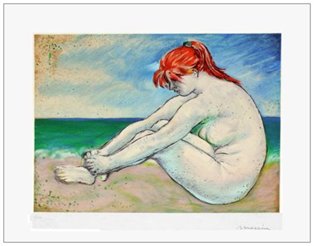 FRANCESCO MESSINA Linguaglossa 1900 – Milano 1995 Senza titolo Litografia a...