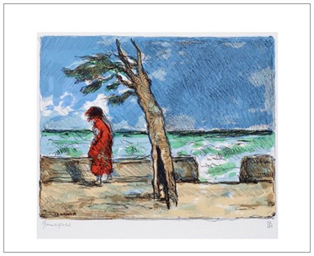 RENATO NATALI Livorno 1883 – Livorno 1979 Senza titolo Litografia a colori...